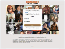 Tablet Screenshot of bodybuilderchatcity.com